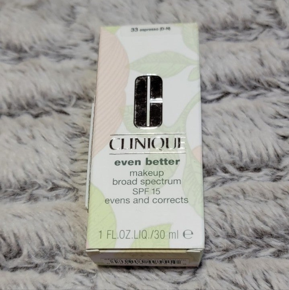 NEW! CLINIQUE Even Better Makeup SPF 15 Evens & Corrects